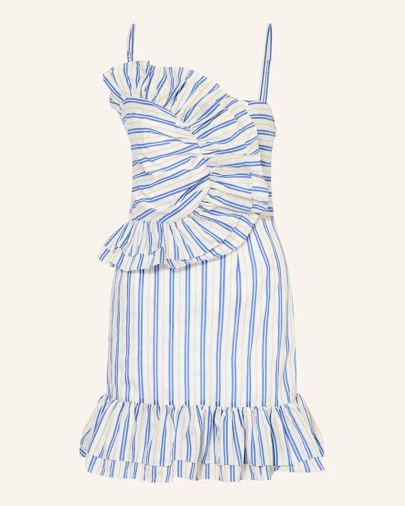 Claudie Pierlot Kleid mit Rüschen Weiss