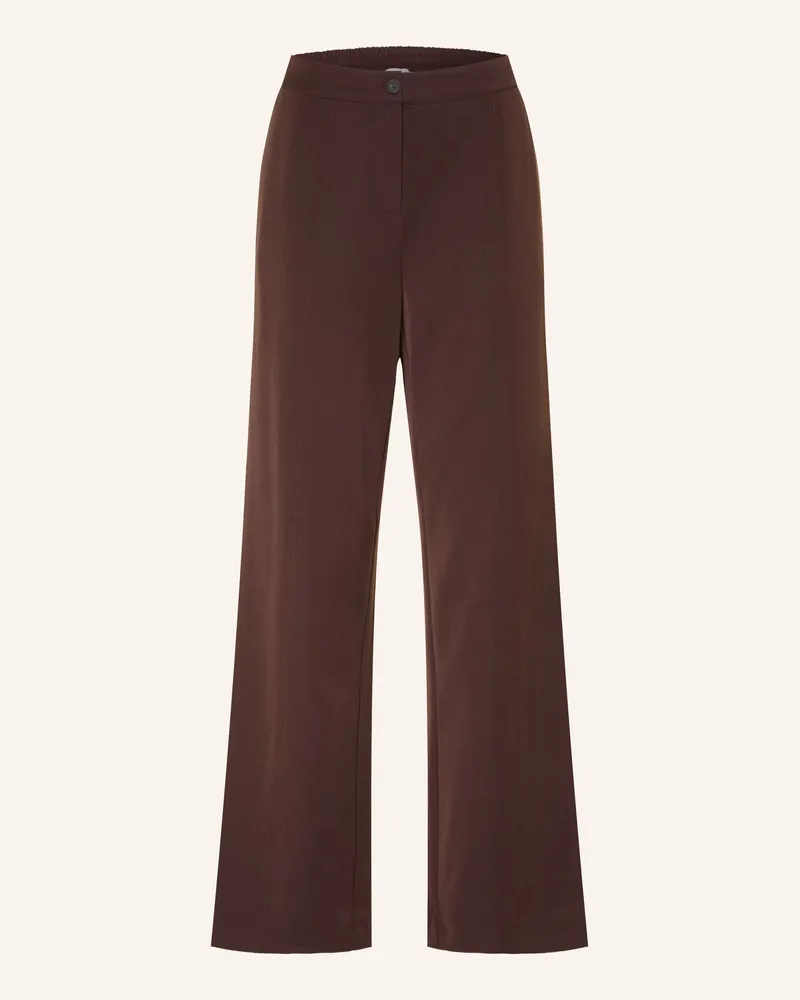 HOBBS London Marlenehose Martine braun Dunkelbraun