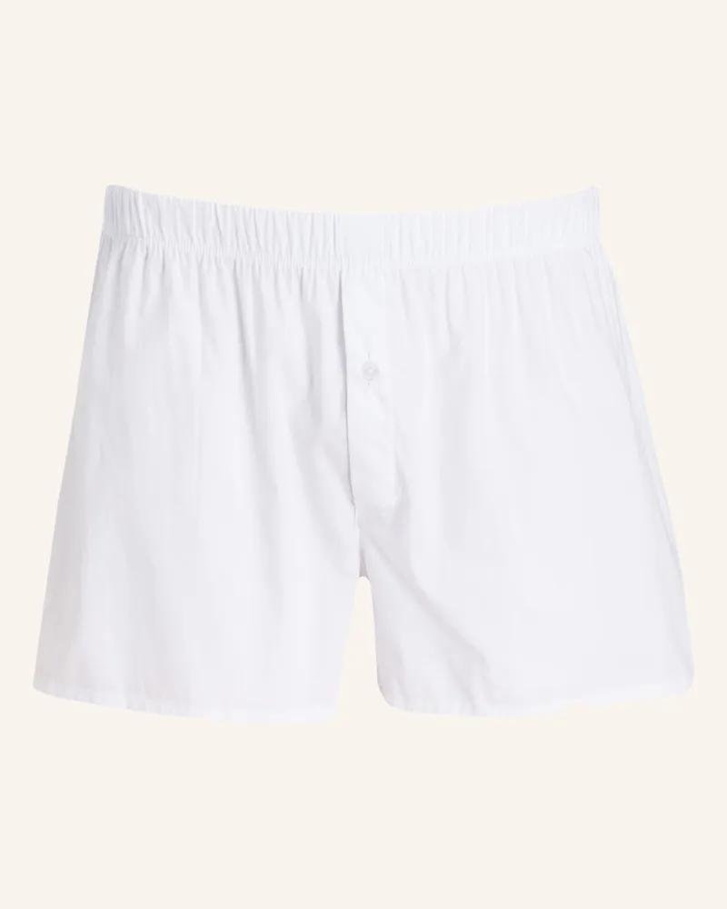 Hanro Web-Boxershorts Fancy Woven weiss Weiss