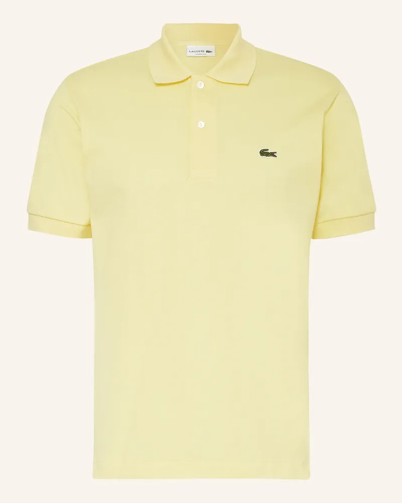 Lacoste Piqué-Poloshirt Classic Fit Hellgelb