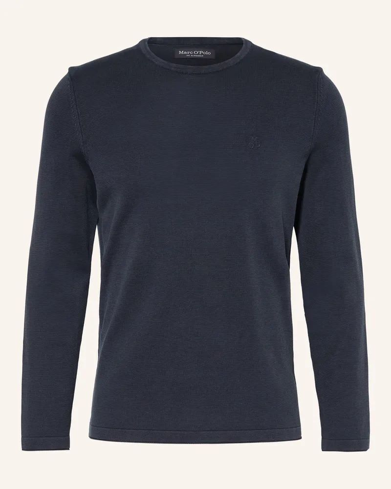 Marc O'Polo Longsleeve grau Dunkelblau