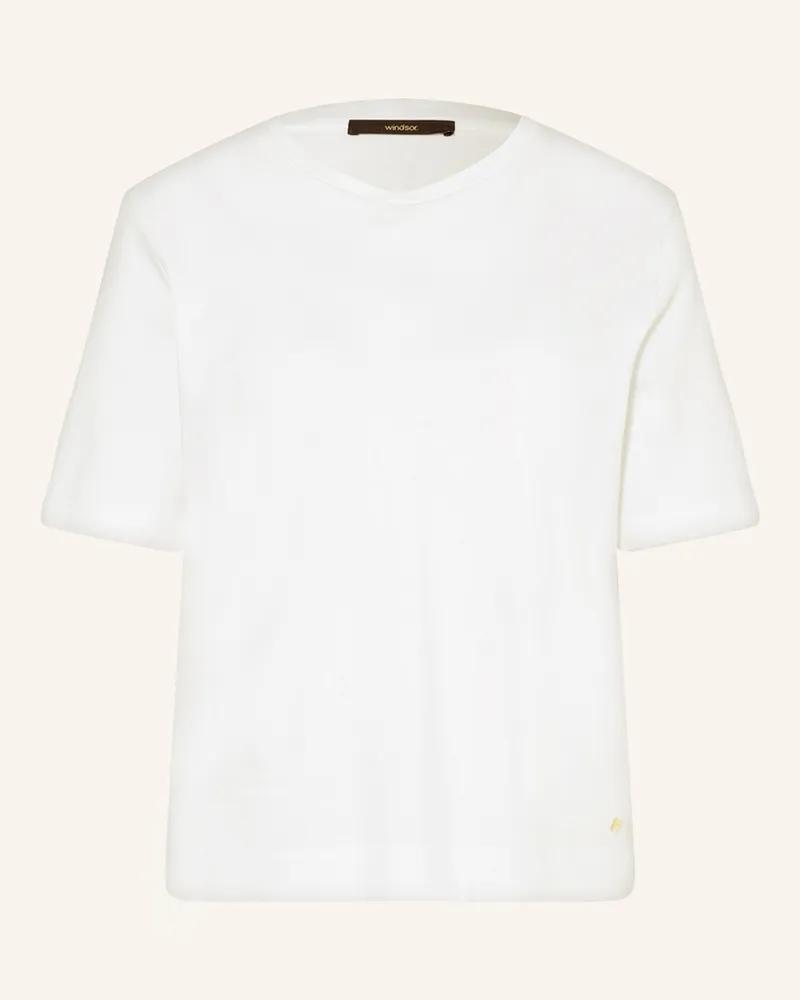 windsor. T-Shirt weiss Weiss