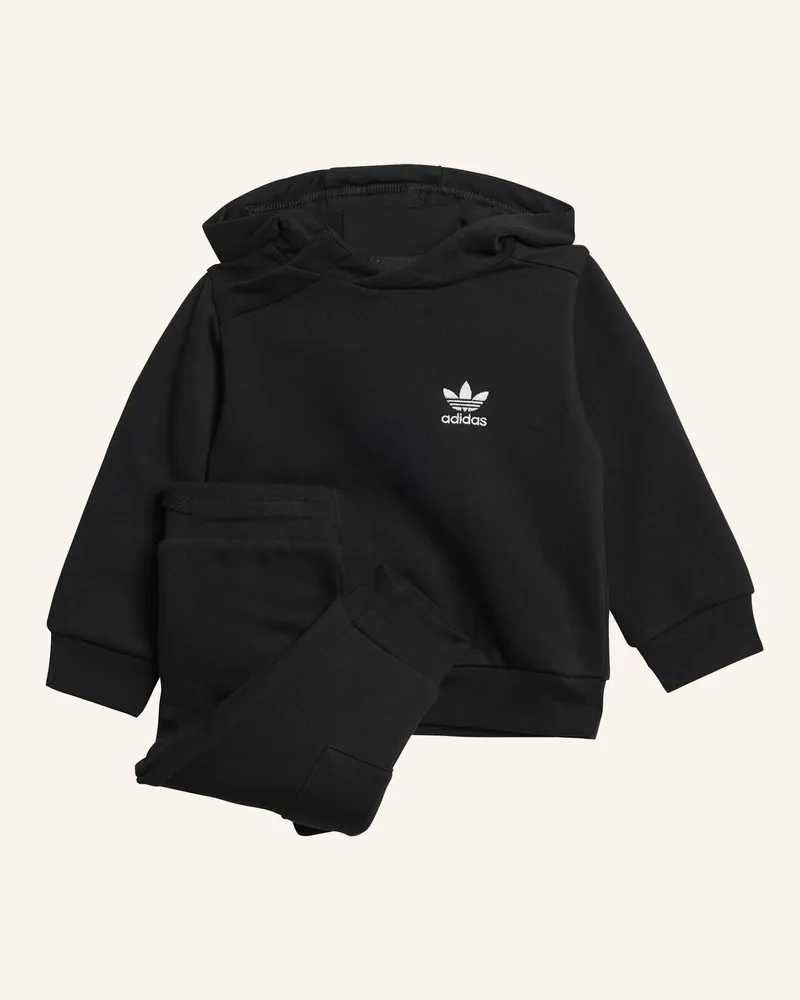 adidas KIDS CARGO HOODIE-SET Schwarz