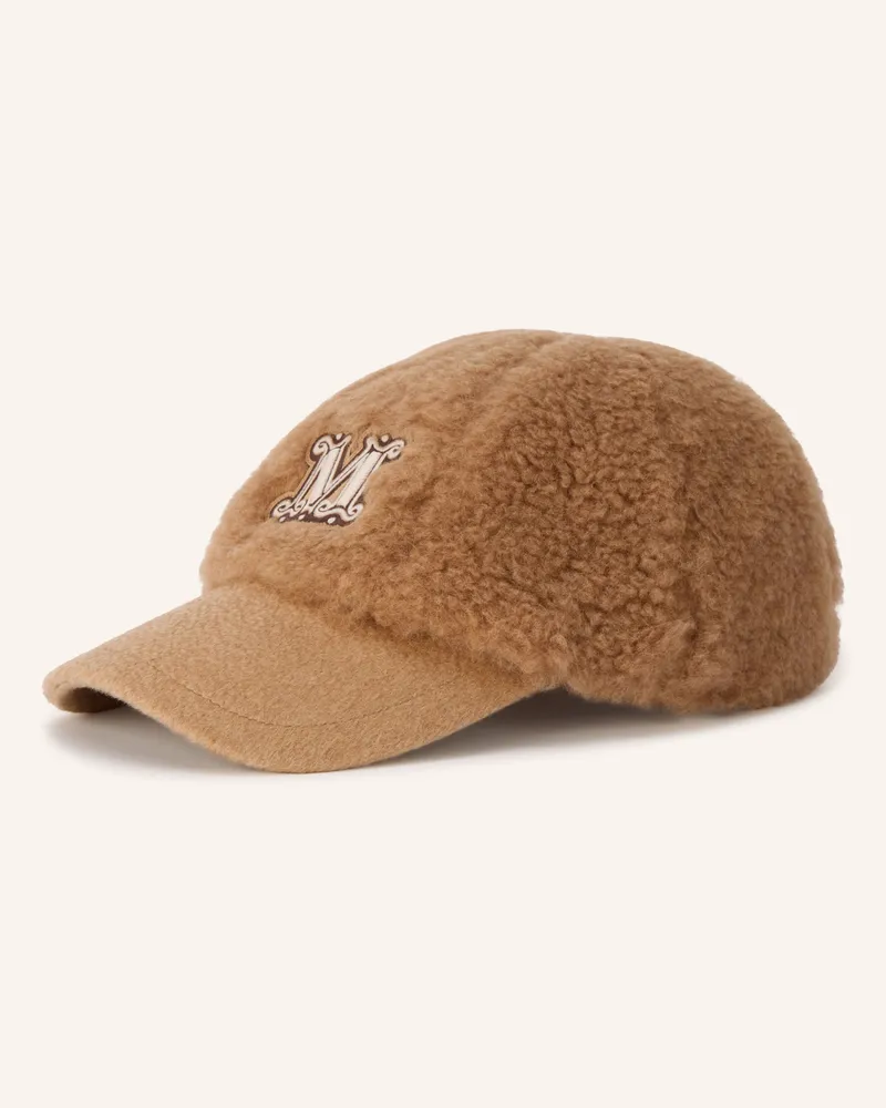 Max Mara Cap Modico Mit Kamelhaar braun Camel