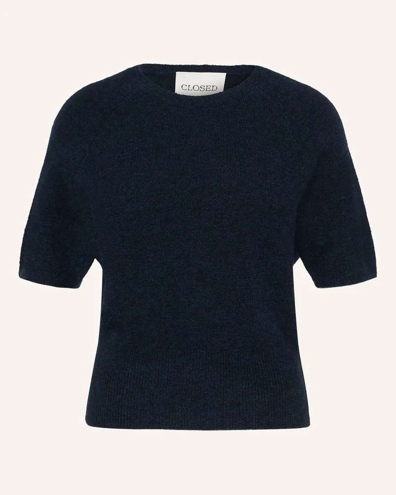 Closed Strickshirt Mit Alpaka blau Dunkelblau