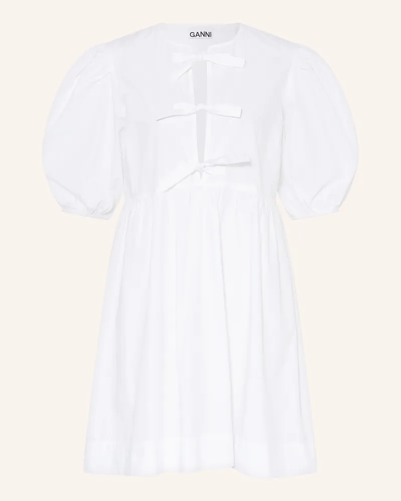 Ganni Kleid weiss Weiss