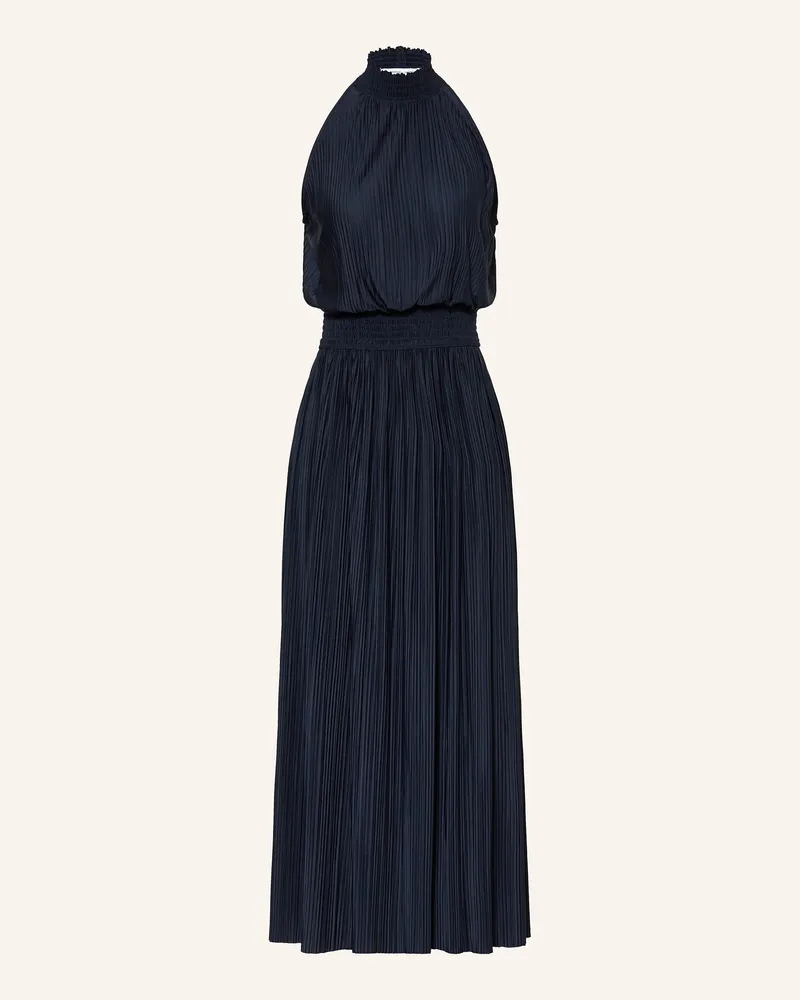 Samsøe & Samsøe Plisseekleid Uma blau Dunkelblau