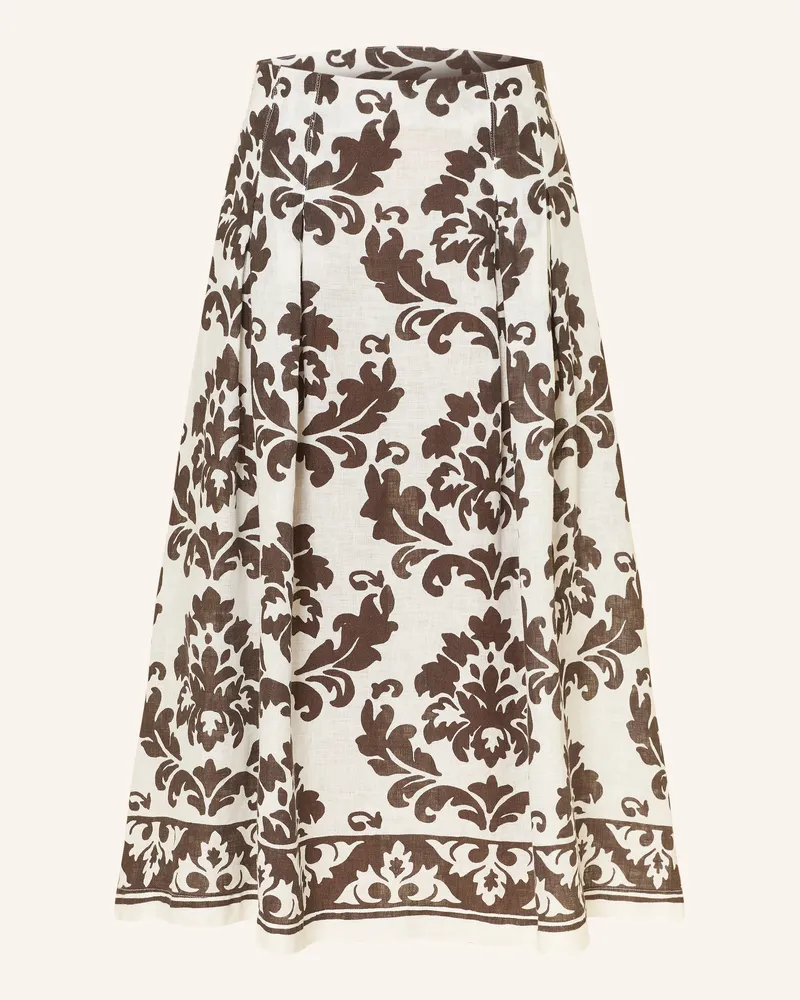 Robert Friedman Leinenrock braun Creme