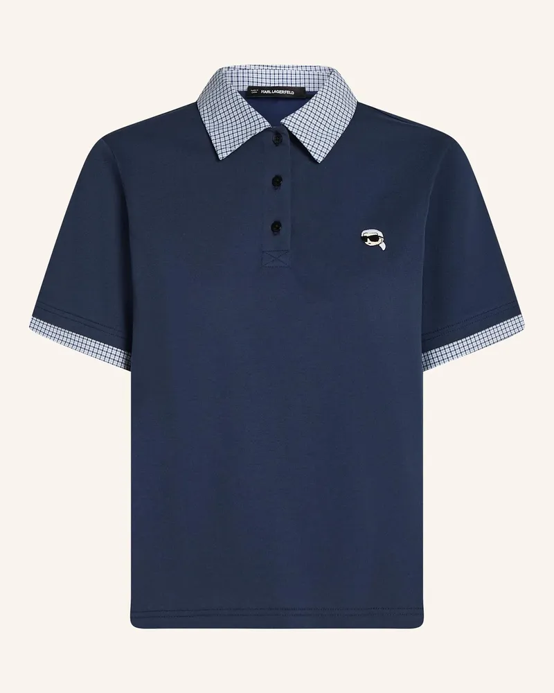 Karl Lagerfeld T-Shirt blau Dunkelblau
