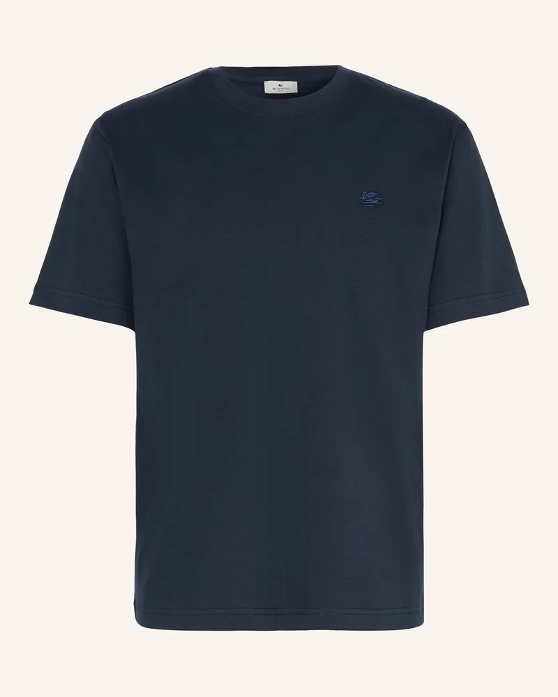 Etro T-Shirt blau Dunkelblau