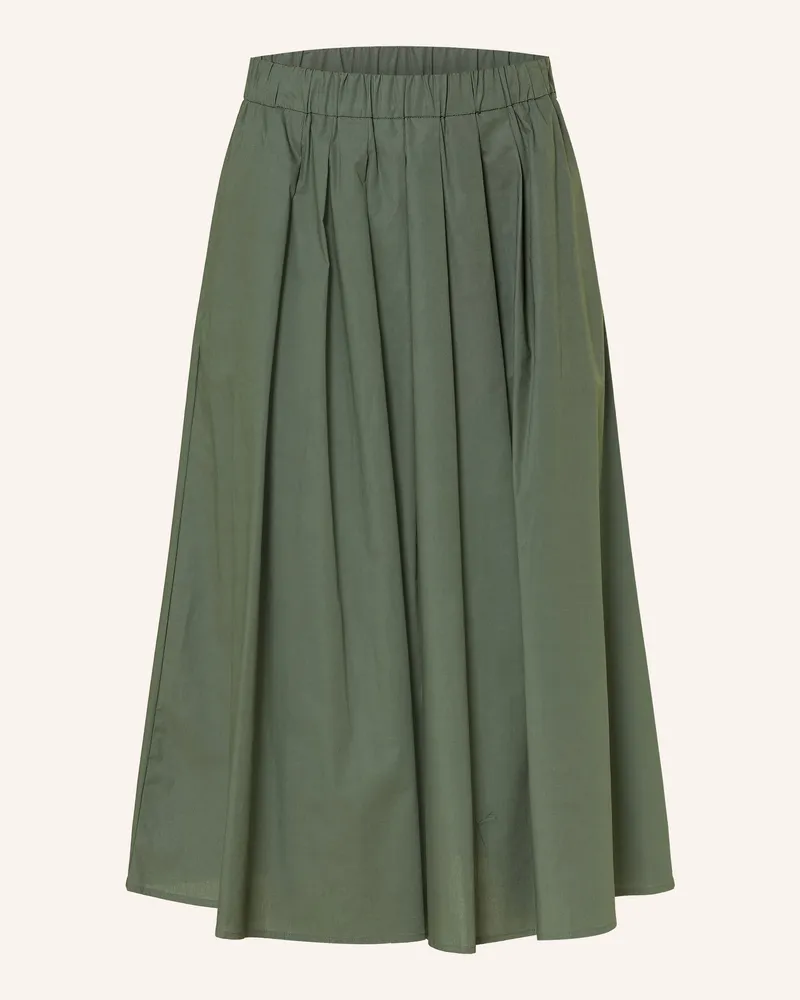 ROSSO35 Faltenrock Khaki