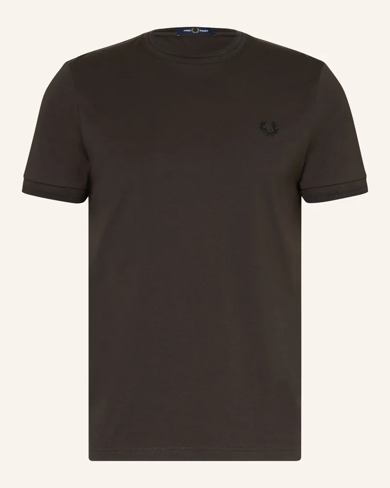 Fred Perry T-Shirt braun Dunkelbraun