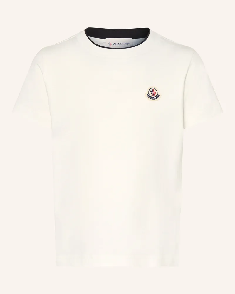 Moncler T-Shirt weiss Creme