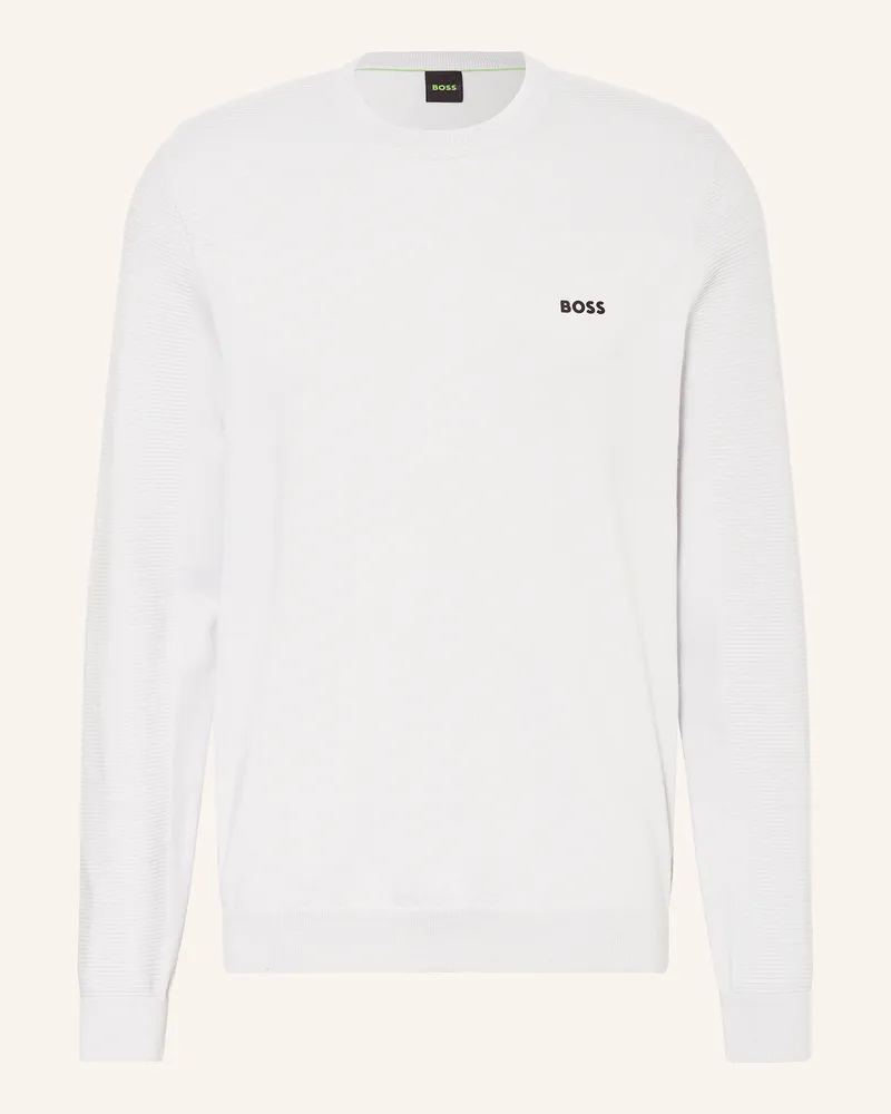 HUGO BOSS Pullover MOMENTUM Hellgrau