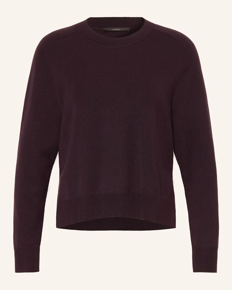 windsor. Pullover rot Dunkelrot