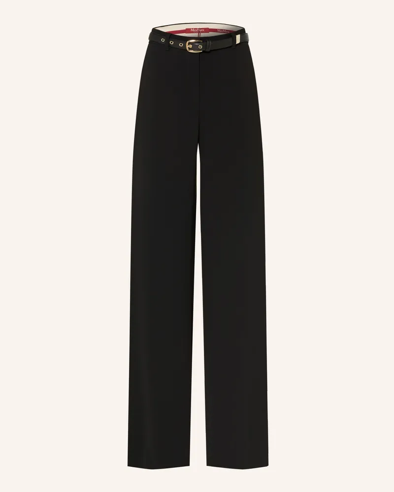Max Mara Marlenehose Amico schwarz Schwarz