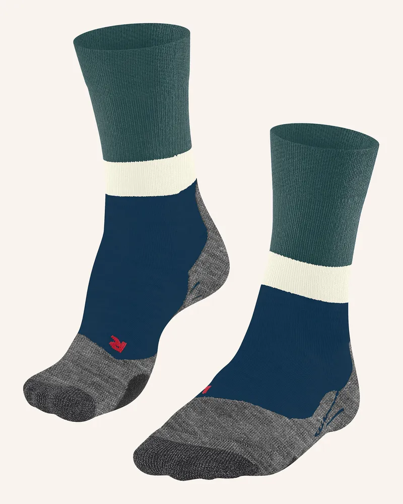 Falke Trekking-Socken tk2 gruen Petrol
