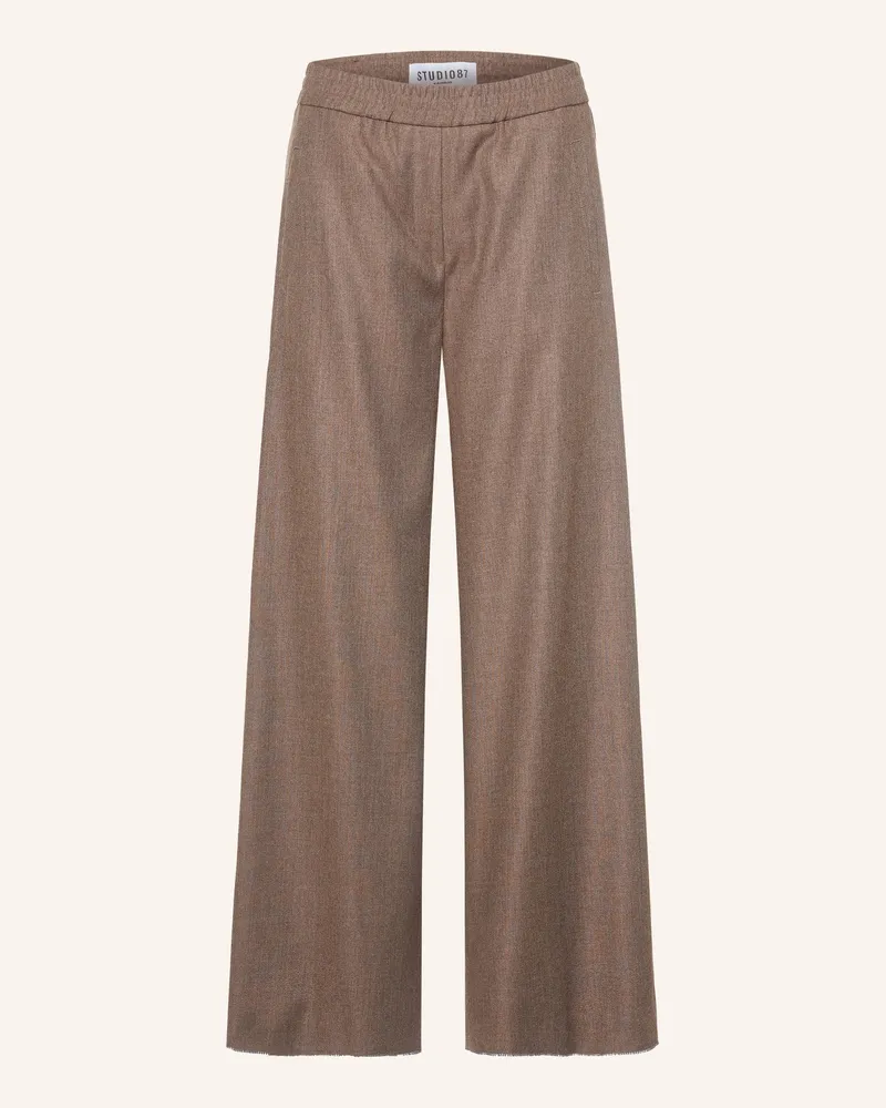 Cambio Marlenehose Aveline beige Braun