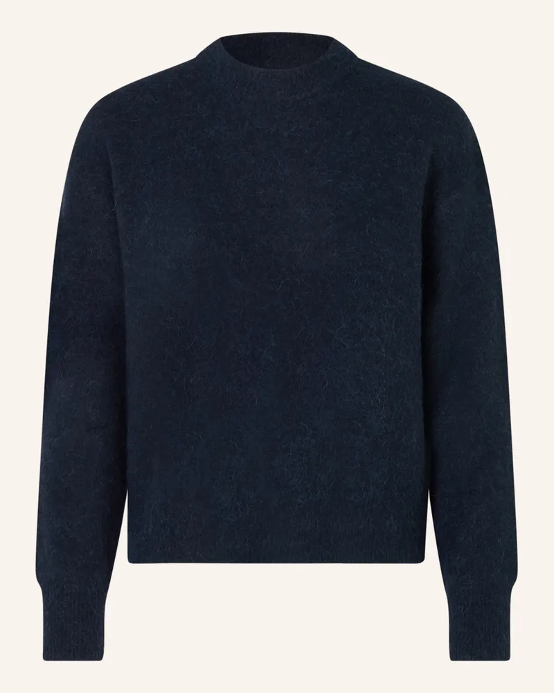 Samsøe & Samsøe Pullover Anour Mit Merinowolle Und Alpaka blau Dunkelblau