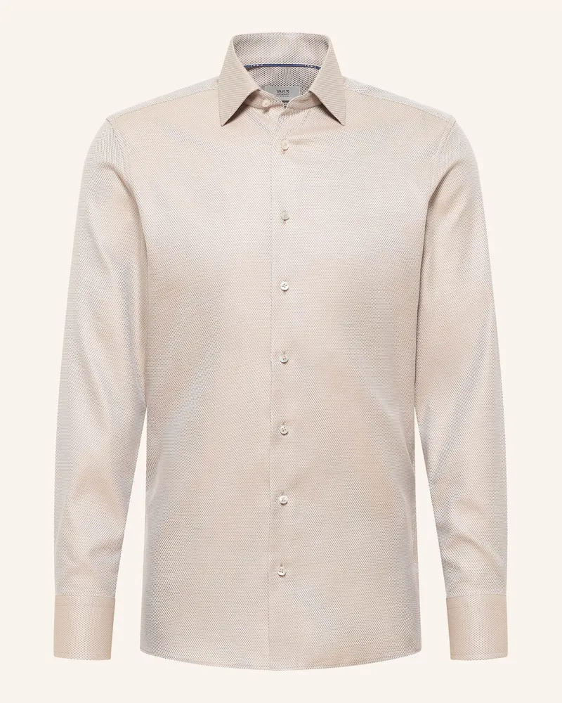 Eterna Hemd Slim Fit Braun