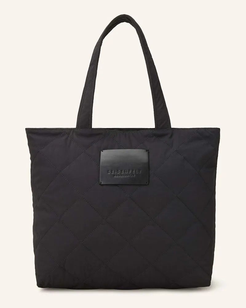 SEIDENFELT Shopper HETTA Schwarz