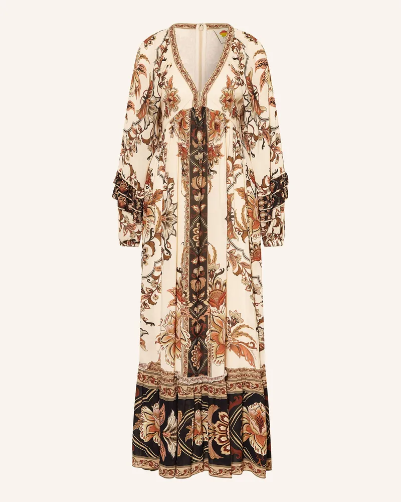 FARM Rio Kleid MAJESTIC GARDEN Hellbraun