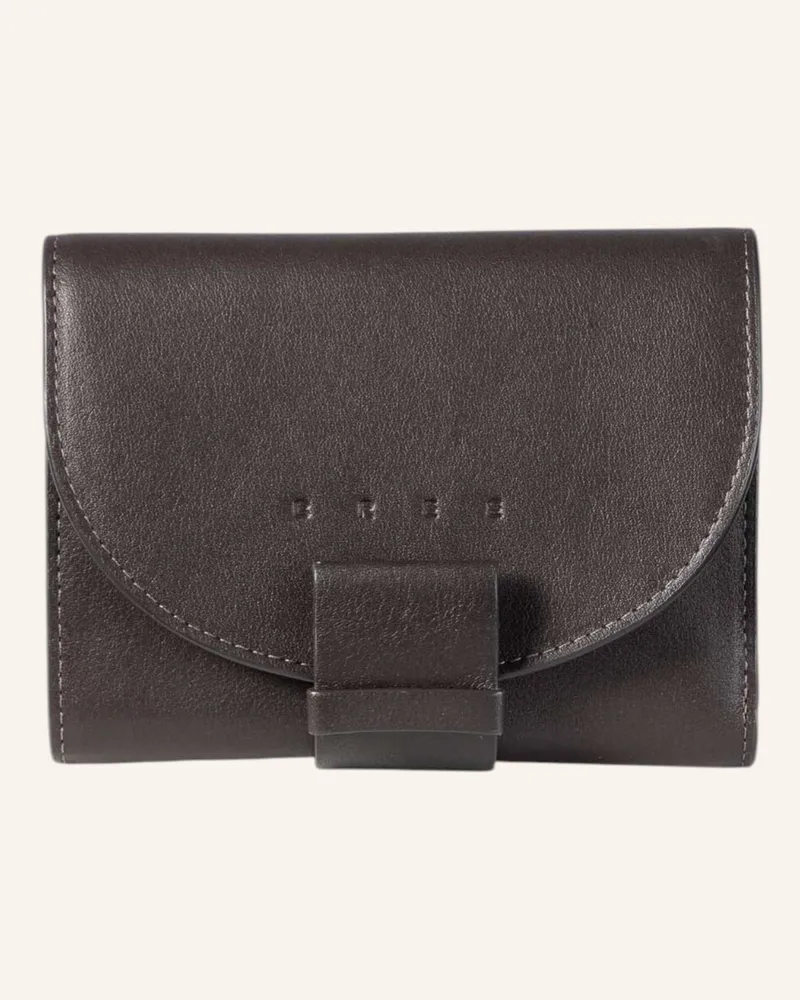 BREE Geldbörse The Icons Ladytop braun Dunkelbraun