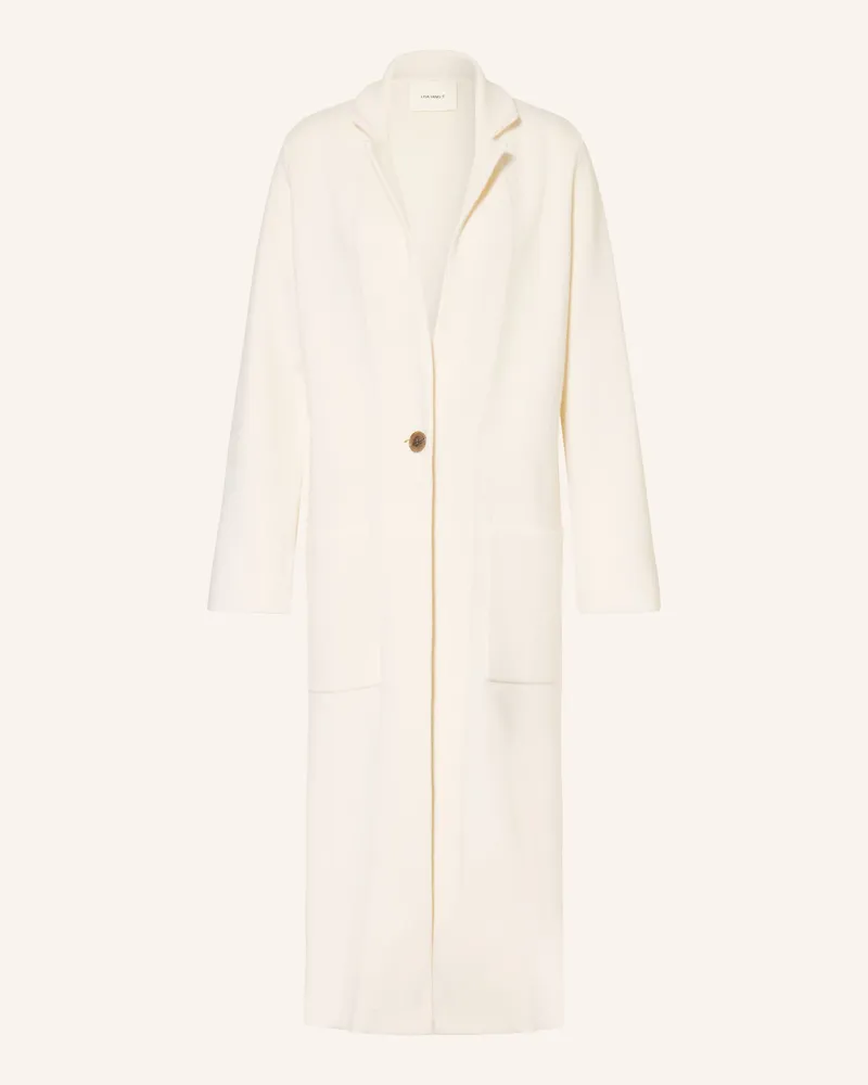 Lisa Yang Strickmantel Amie Aus Cashmere weiss Creme
