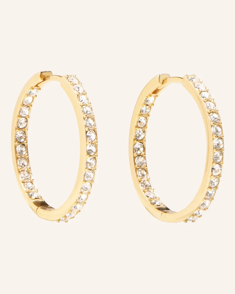 POMPIDOU Ohrringe LILLIAN MEDIUM PAVé by GLAMBOU Gold