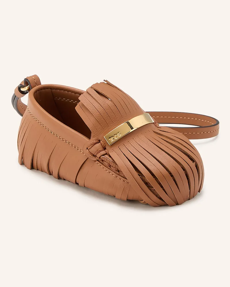 TOD'S Taschenanhänger Gommino braun Braun