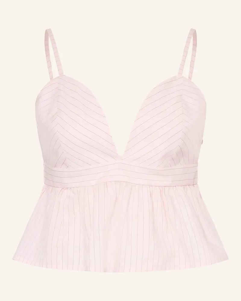 Claudie Pierlot Cropped-Blusentop rosa Hellrosa