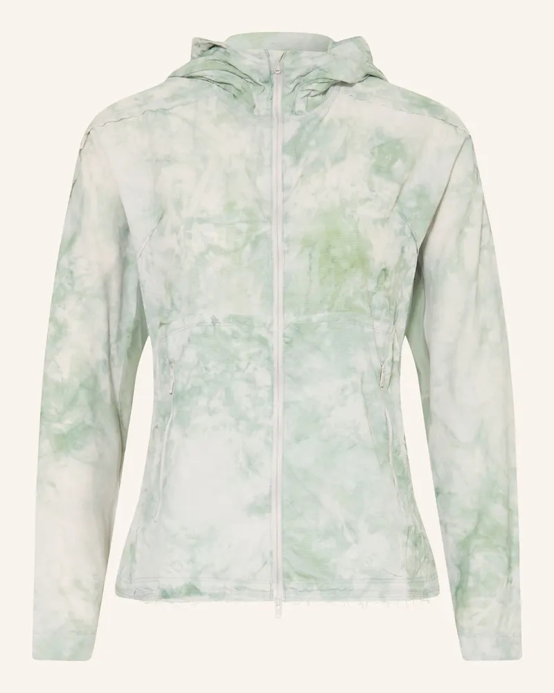 Y-3 Laufjacke beige Hellgrün