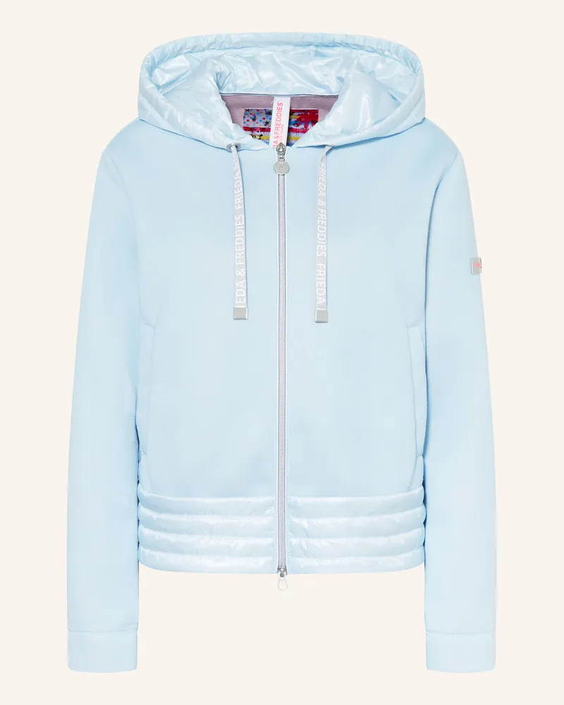 Frieda & Freddies Jacke NIXI im Materialmix Hellblau
