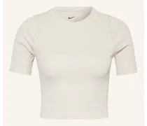 Nike Cropped-Shirt INFINASOFT ESSENTIALS Beige