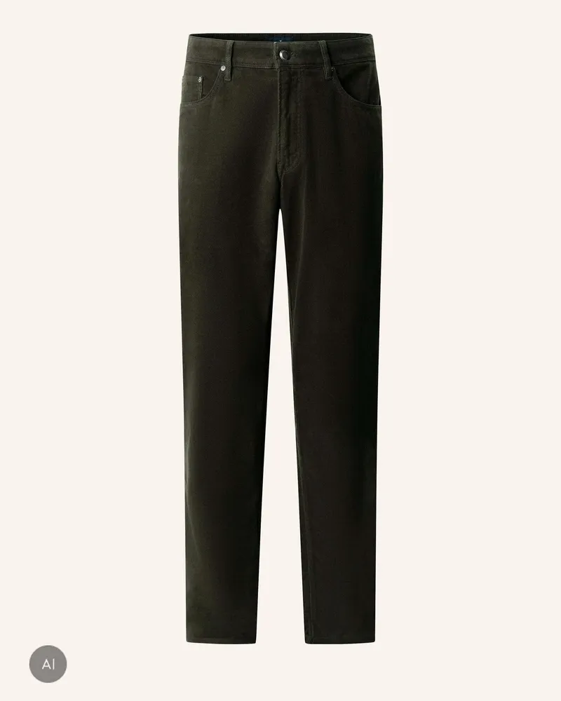 Hackett Jogginghose Moleskin 5pkt gruen Grün