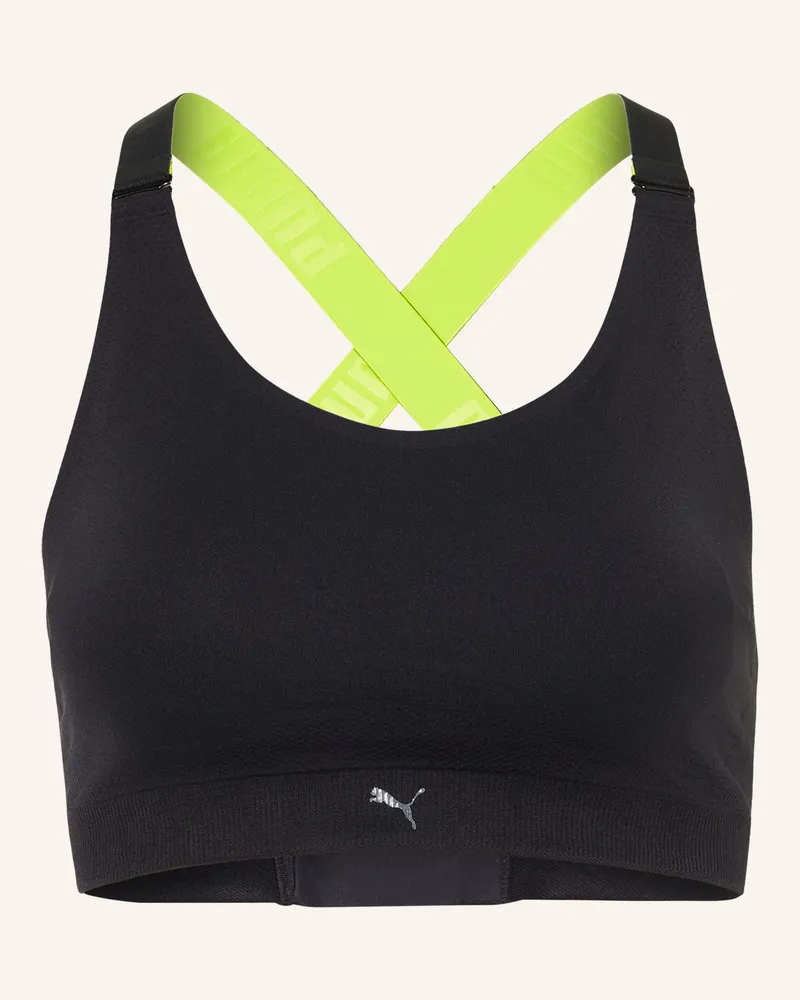Puma Sport-Bh 3d Knit schwarz Schwarz