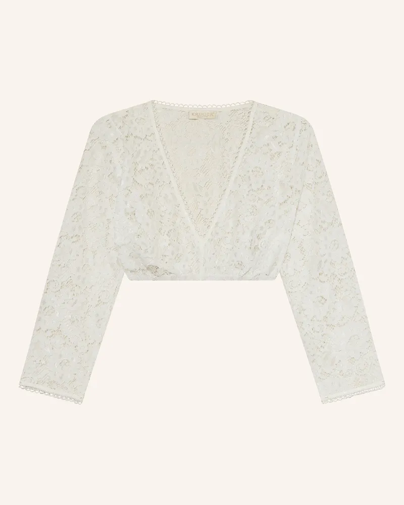 Krüger Dirndlbluse Adelaida Mit 3/4-Arm weiss Weiss