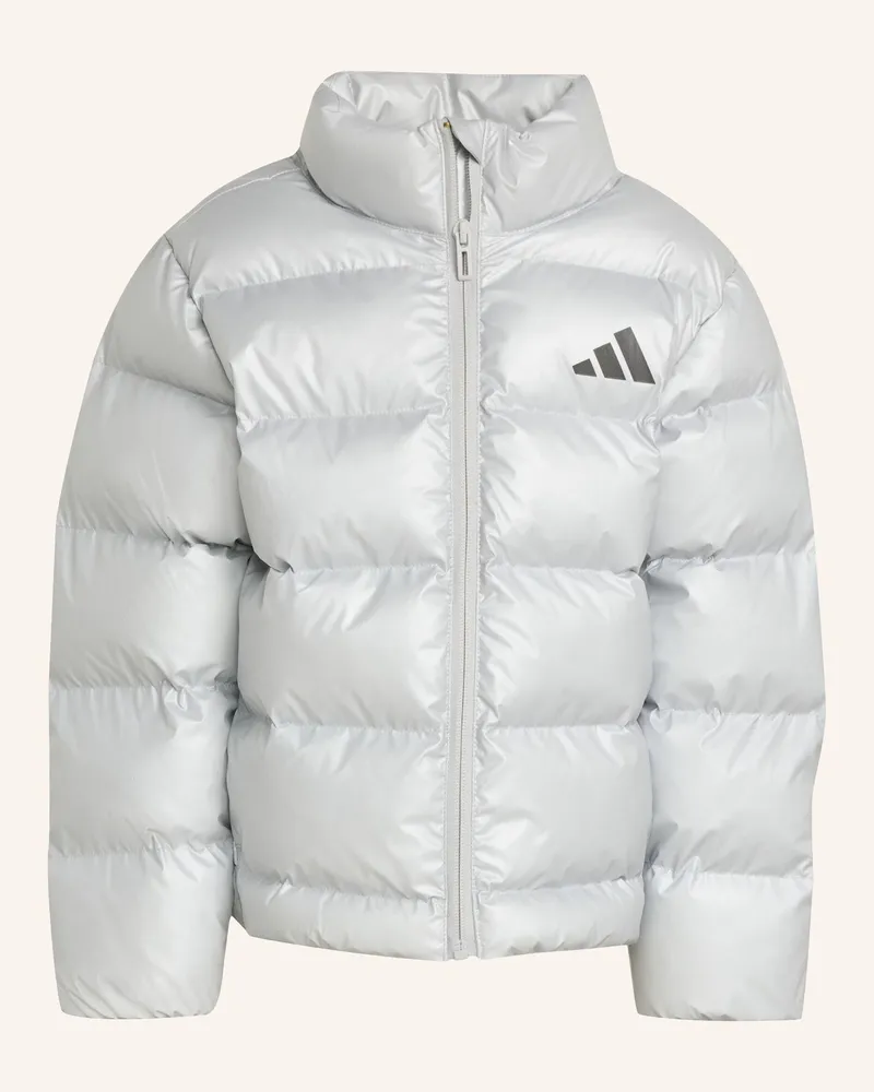 adidas KUNSTDAUNEN GLAM JACKE KINDER Silber