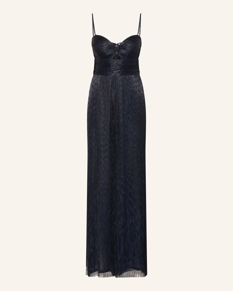 Vera Mont Jumpsuit Mit Glitzergarn blau Dunkelblau