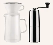 Set SLOW COFFEE: Kaffeemühle, Karaffe und