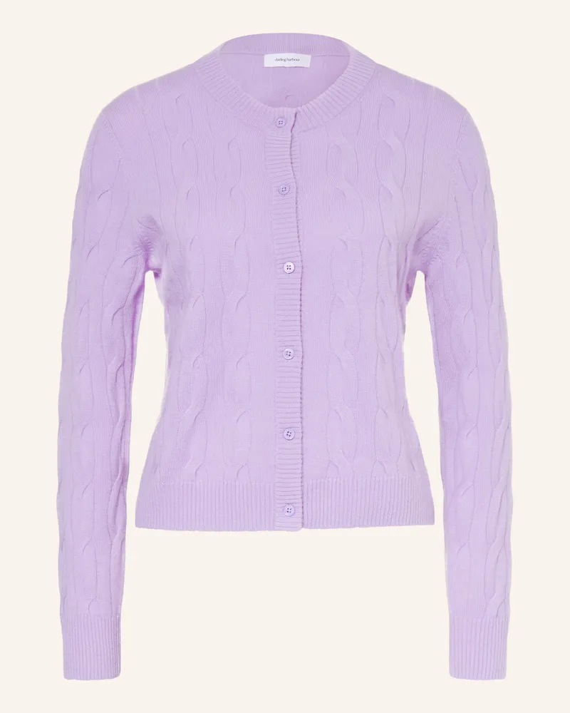 Darling Harbour Strickjacke Aus Cashmere lila Lilac