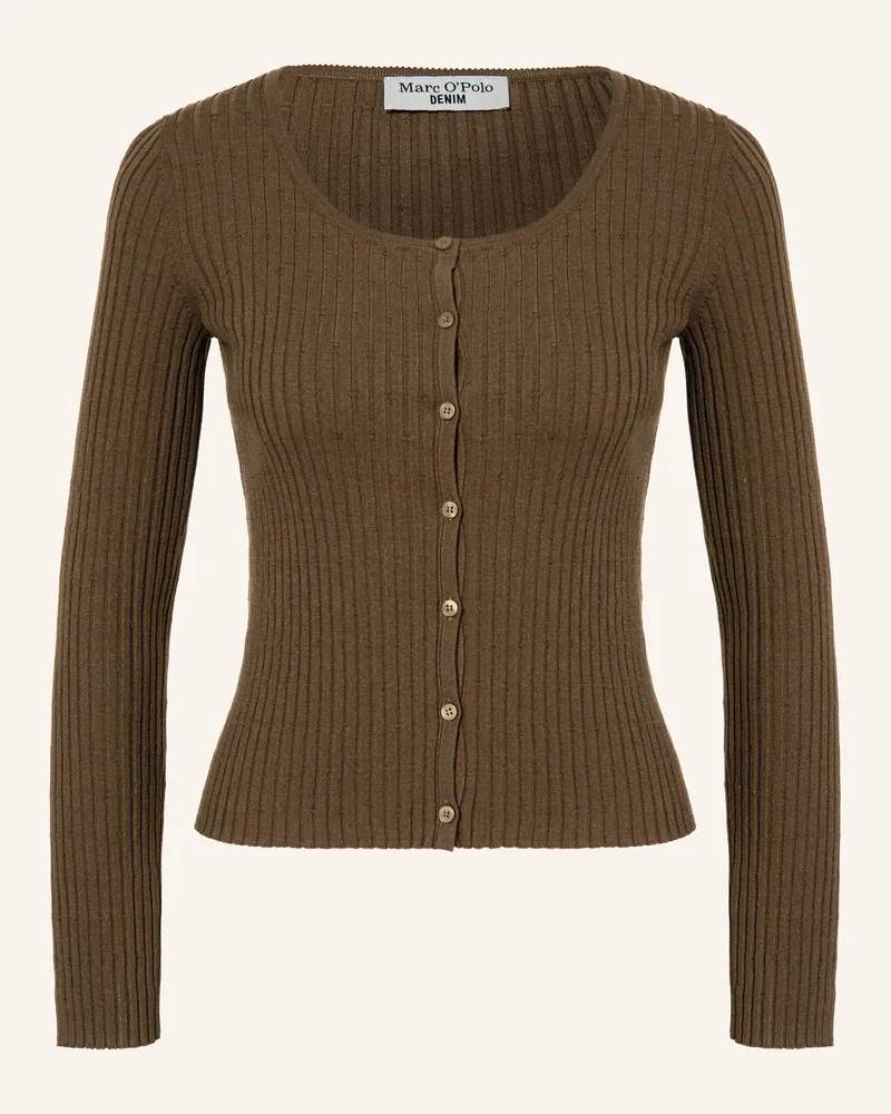 Marc O'Polo Strickjacke Braun