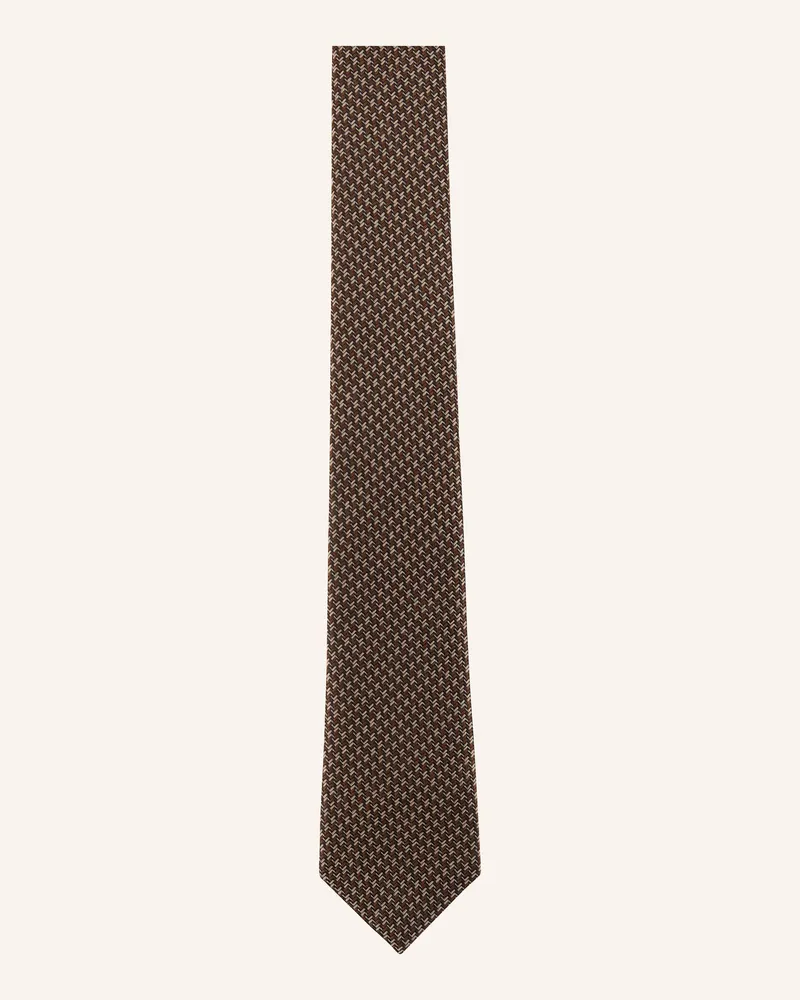 Strellson Krawatte braun Braun