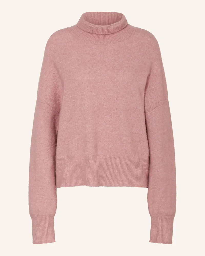 Samsøe & Samsøe Rollkragenpullover NOLA mit Alpaka Rosa