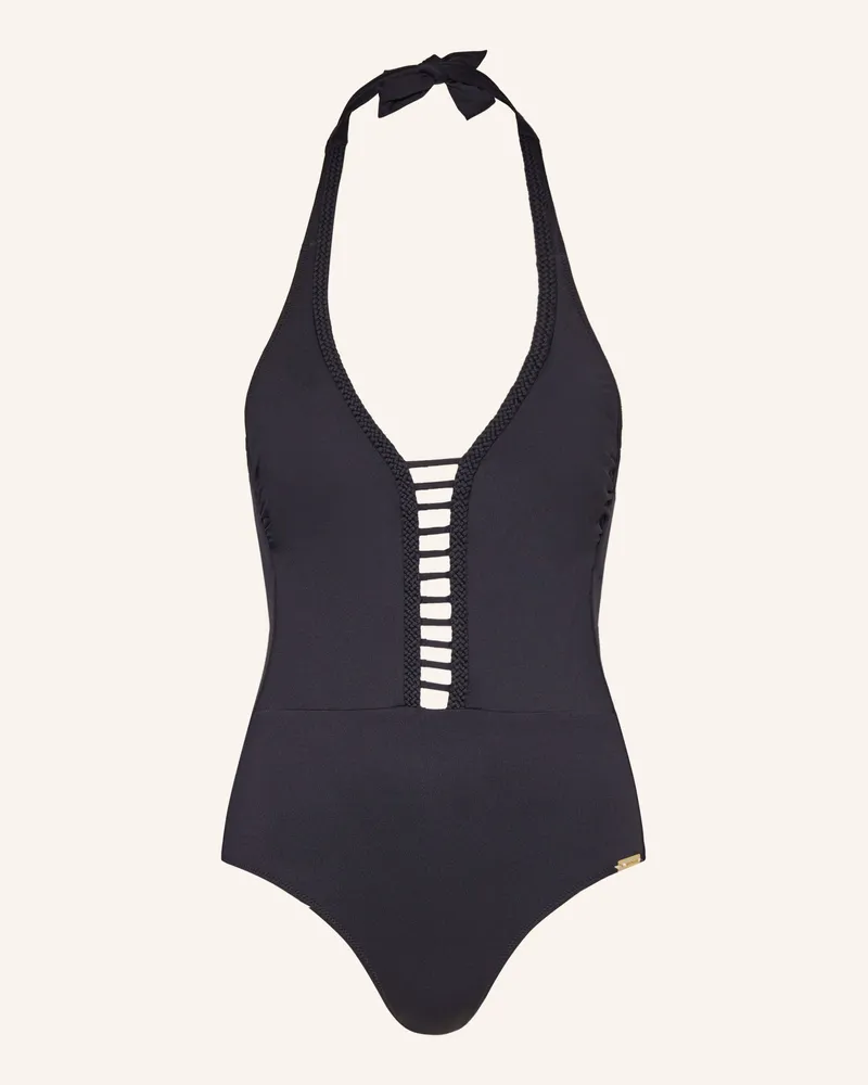 watercult Neckholder-Badeanzug THE ESSENTIALS Schwarz