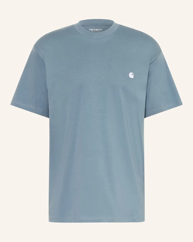 Carhartt WIP T-Shirt Madison blau Blau