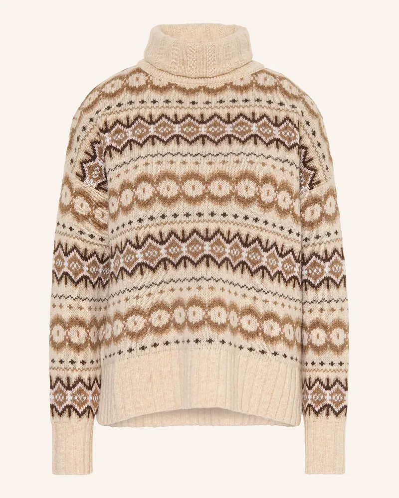Barbour Rollkragenpullover Helen beige Hellbraun