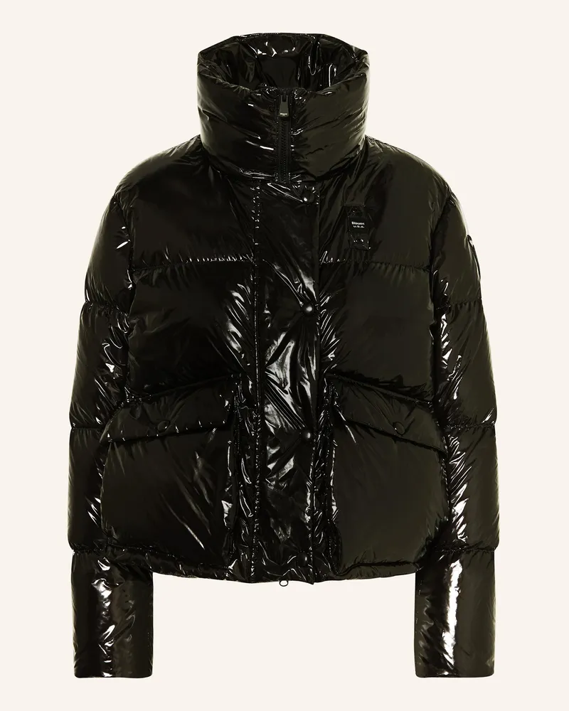 Blauer Daunenjacke CLARE Schwarz