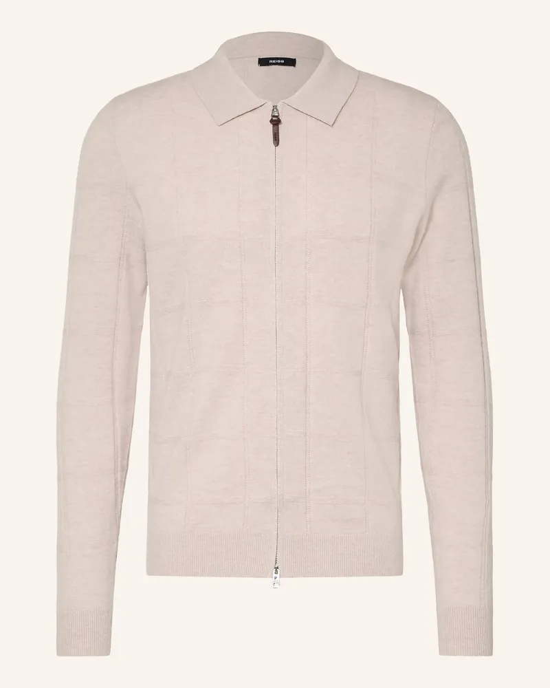 Reiss Strickjacke Martindale beige Beige