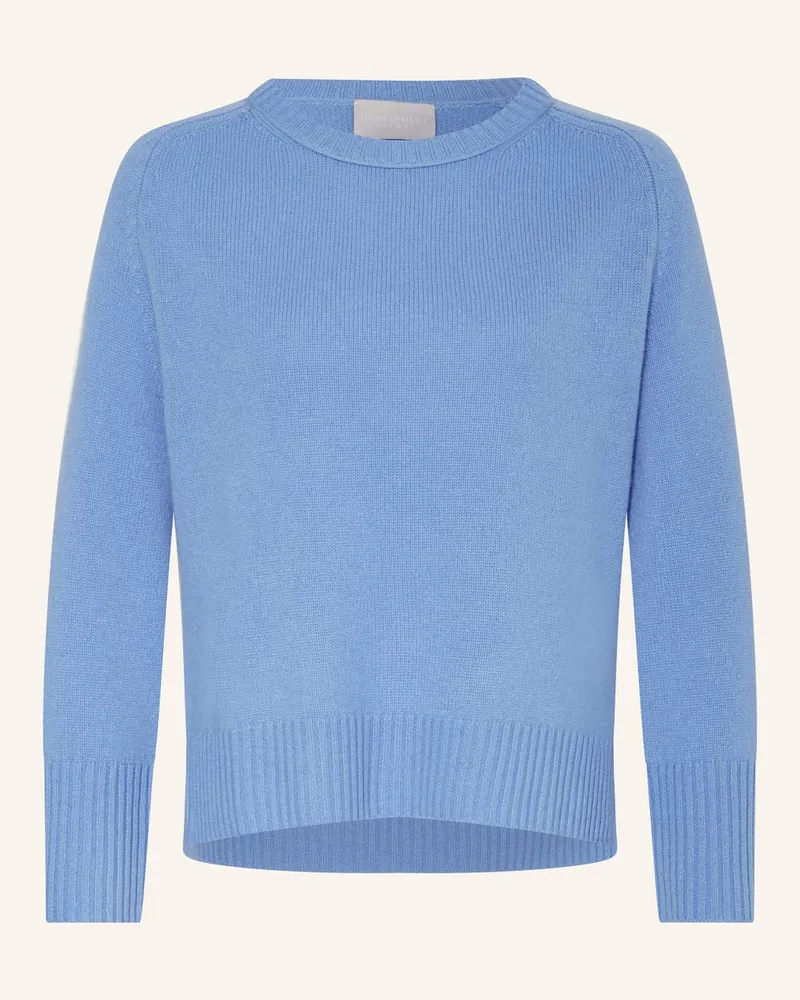 hemisphere Cashmere-Pullover Blau